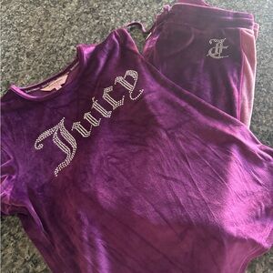 Juicy Couture Rich Purple Lounge Set